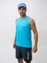 Regata Dry Cool Bravo Training Masculina Azul Claro