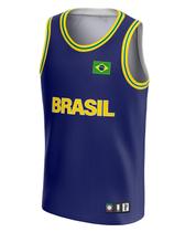 Regata Dry Fit Masculina Seleção Brasileira Brasil Treino - JRKT Sports