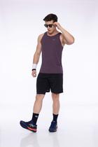 Regata Dry Poliamida Di Paula Vinho Ameixa Masculina