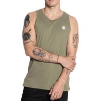 Regata Element Logo Chest Color SM25 Masculina Verde Militar