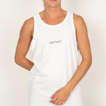 Regata Element Simple Logo SM26 Masculina Branco Regata Element Simple Logo SM26 Masculina Branco