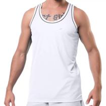 Regata Elite Aero Esporte Las Palma Masculino - Branco e Cinza