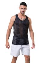 Regata Elite Aero Plus Size Masculina - Preto