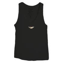 Regata Ellus E Asa Glitter Sleeveless Feminina Preto Regata Ellus E Asa Glitter Sleeveless Feminina Preto