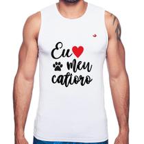 Regata Eu amo meu catioro - Foca na Moda Regata Eu amo meu catioro - Foca na Moda