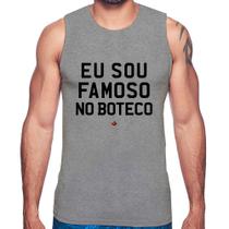 Regata Eu sou famoso no Boteco - Foca na Moda