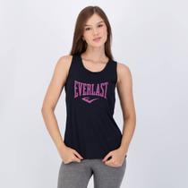 Regata Everlast Feminina Preta e Rosa