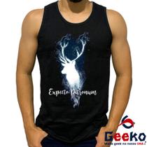 Regata Expecto Patronum 100% Algodão Harry Potter Hogwarts Camiseta Regata Geeko 03