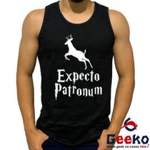 Regata Expectro Patronum 100% Algodão Harry Potter Hogwarts Camiseta Regata Geeko 01