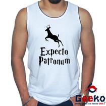 Regata Expectro Patronum 100% Algodão Harry Potter Hogwarts Camiseta Regata Geeko 01