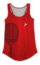 Regata Fem Beach Tennis Vermelho Regata Fem Beach Tennis Vermelho