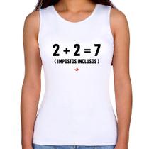 Regata Feminina 2 + 2 = 7 (Impostos Inclusos) - Foca na Moda Regata Feminina 2 + 2 = 7 (Impostos Inclusos) - Foca na Moda