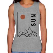 Regata Feminina Abstract Sun - Foca na Moda