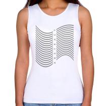 Regata Feminina Abstract Waves - Foca na Moda Regata Feminina Abstract Waves - Foca na Moda