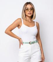 Regata Feminina Alcinha Canelada com Bojo Novas Cores Tendência 2026 Regata Feminina Alcinha Canelada com Bojo Novas Cores Tendência 2026