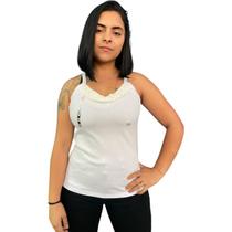 Regata feminina alcinha com renda Regata feminina alcinha com renda