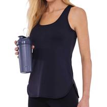 Regata Feminina Alto Giro Skin Fit Alongada Branca - 10160