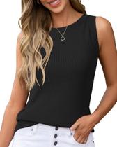 Regata Feminina Arach&Cloz 2026 em Cashmere Preta XL Regata Feminina Arach&Cloz 2026 em Cashmere Preta XL