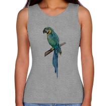 Regata Feminina Arara Azul - Foca na Moda Regata Feminina Arara Azul - Foca na Moda