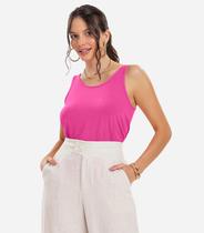 Regata Feminina Básica em Viscotorcion Rovitex Rosa Regata Feminina Básica em Viscotorcion Rovitex Rosa
