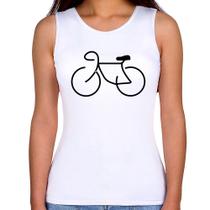 Regata Feminina Bicicleta Traços - Foca na Moda