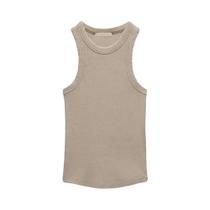 Regata Feminina BMURHMZA - Estilo Retro com Lavagem Água Regata Feminina BMURHMZA - Estilo Retro com Lavagem Água