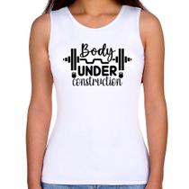 Regata Feminina Body Under Construction - Foca na Moda