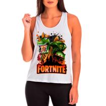 Regata Feminina Branca Fortnite 02