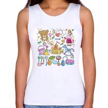 Regata Feminina Brinquedos - Foca na Moda