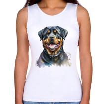 Regata Feminina Cachorro Rottweiler - Foca na Moda