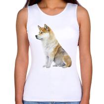 Regata Feminina Cachorro Shiba Inu - Foca na Moda Regata Feminina Cachorro Shiba Inu - Foca na Moda