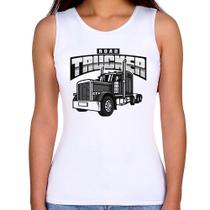 Regata Feminina Caminhão Road Trucker Caminhoneiro - Foca na Moda Regata Feminina Caminhão Road Trucker Caminhoneiro - Foca na Moda