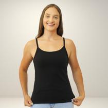 Regata Feminina Canelada Modeladora Alcinha Verão Regata Feminina Canelada Modeladora Alcinha Verão