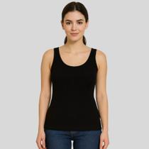 Regata Feminina Canelada Viscose Cereja Rosa