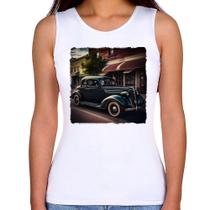 Regata Feminina Carro vintage na cidade - Foca na Moda