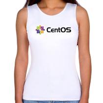 Regata Feminina CentOS Linux Logo - Foca na Moda