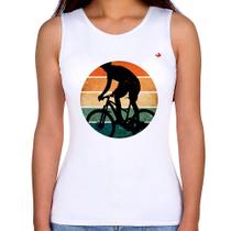 Regata Feminina Ciclismo Vintage Sunset - Foca na Moda Regata Feminina Ciclismo Vintage Sunset - Foca na Moda