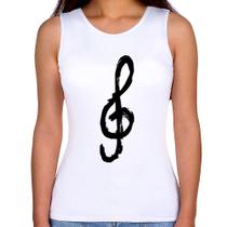 Regata Feminina Clave De Sol Arte - Foca na Moda