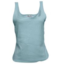 Regata Feminina Colcci Decote Quadrado Slim Canelada Monise