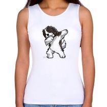 Regata Feminina Cute Dabbing Havanese Dog - Foca na Moda