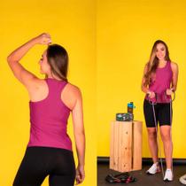 Regata feminina de academia Fitness tecnologia dry original