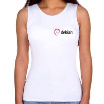 Regata Feminina Debian Linux - Foca na Moda