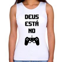 Regata Feminina Deus está no controle - Foca na Moda