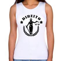 Regata Feminina Direito Justiça - Foca na Moda Regata Feminina Direito Justiça - Foca na Moda
