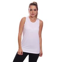 Regata Feminina Dry Fit Lisa Básica Proteção Solar UV Térmica Camiseta Treino Academia Ciclismo