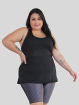 Regata Feminina Dry Fit Plus Size Para Academia Fitnnes Varias Cores Treino Ginastica