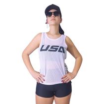 Regata Feminina Dry Furadinho Tapa Bumbum Estampada