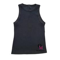 Regata Feminina em Ribana Canelada Blusinha Regatinha Básica