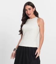 Regata Feminina em Ribana Endless Bege