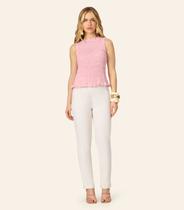Regata Feminina Em Viscose Com Lastex Endless Rosa Regata Feminina Em Viscose Com Lastex Endless Rosa